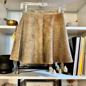 American Apparel original coveted leather skater skirt in tan (4 colors)